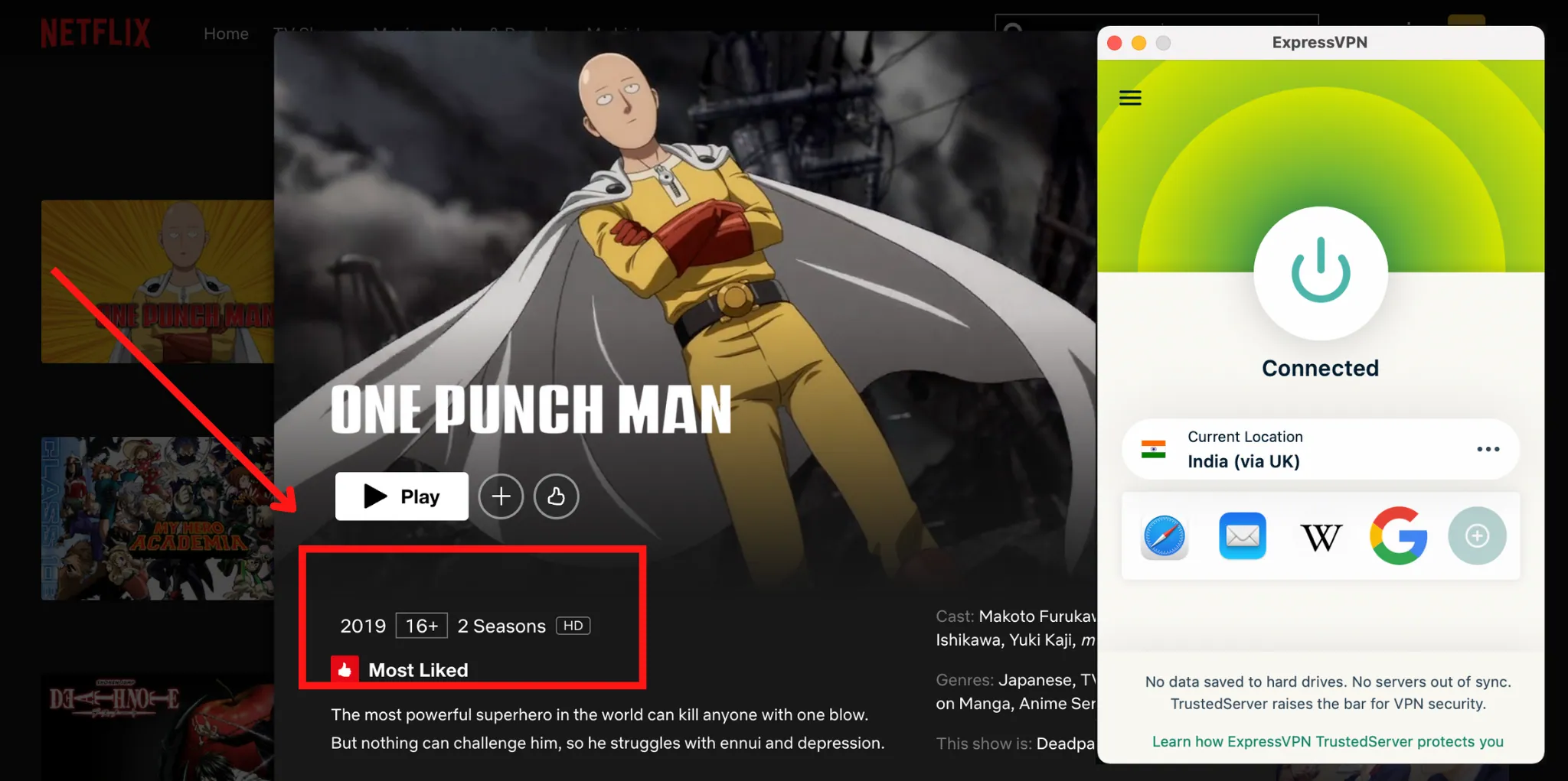 One Punch Man Netflix